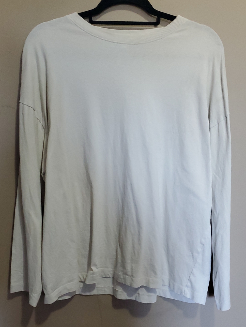 Zara Classic White Long-Sleeve Shirt Size Medium